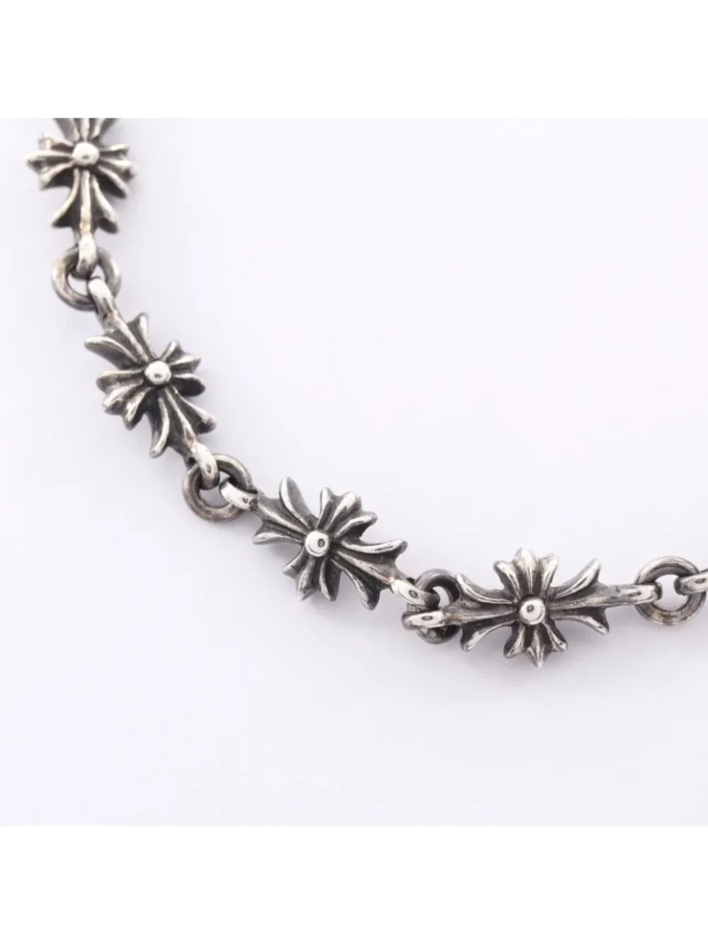 Chrome Hearts Bracelet Tiny CH Plus 925 Sterling Silver